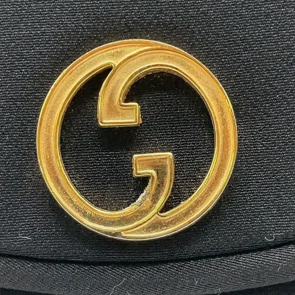 Authentic  GUCCI Black Chain Clutch Shoulder Bag/ original Gucci chain included - Picture 6 of 16